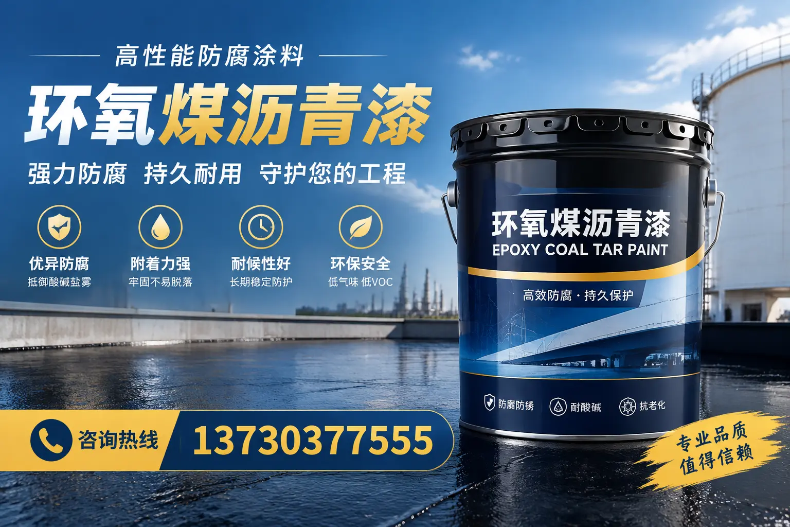 环氧煤沥青漆的耐久性分析,适合新乡的使用场景